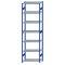 SCHULTE Steckregal, Fachbodenregale Stecksystem, Grundregal, beidseitig nutzbar, H3500xB1000xT500 mm, 7 Fachb&ouml;den, Fachlast 330 kg, RAL 5010 enzianblau / verzinkt