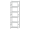 SCHULTE Steckregal, Fachbodenregale Stecksystem, Grundregal, beidseitig nutzbar, H2750xB750xT500 mm, 6 Fachb&ouml;den, Fachlast 250 kg, RAL 7035 lichtgrau