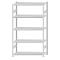 SCHULTE Steckregal, Fachbodenregale Stecksystem, Grundregal, beidseitig nutzbar, H2300xB1300xT500 mm, 5 Fachb&ouml;den, Fachlast 250 kg, RAL 7035 lichtgrau