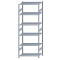 SCHULTE Steckregal, Fachbodenregale Stecksystem, Grundregal, beidseitig nutzbar, H2750xB1000xT600 mm, 6 Fachb&ouml;den, Fachlast 85 kg, sendzimirverzinkt