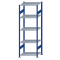 SCHULTE Steckregal, Fachbodenregale Stecksystem, Grundregal, beidseitig nutzbar, H2300xB750xT600 mm, 5 Fachb&ouml;den, Fachlast 150 kg, RAL 5010 enzianblau / verzinkt