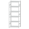 SCHULTE Steckregal, Fachbodenregale Stecksystem, Grundregal, beidseitig nutzbar, H2750xB1000xT600 mm, 6 Fachb&ouml;den, Fachlast 85 kg, RAL 7035 lichtgrau