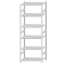 SCHULTE Steckregal, Fachbodenregale Stecksystem, Grundregal, beidseitig nutzbar, H2750xB1000xT600 mm, 6 Fachb&ouml;den, Fachlast 250 kg, RAL 7035 lichtgrau