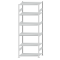 SCHULTE Steckregal, Fachbodenregale Stecksystem, Grundregal, beidseitig nutzbar, H2750xB1000xT600 mm, 6 Fachb&ouml;den, Fachlast 330 kg, RAL 7035 lichtgrau