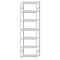 SCHULTE Steckregal, Fachbodenregale Stecksystem, Grundregal, beidseitig nutzbar, H3500xB1000xT600 mm, 7 Fachb&ouml;den, Fachlast 330 kg, RAL 7035 lichtgrau