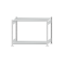Fachbodenregal Stecksystem, Grundregal, beidseitig nutzbar, H1000xB1300xT500 mm, 2 Fachb&ouml;den, Fachlast 150 kg, RAL 7035 lichtgrau
