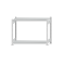 Fachbodenregal Stecksystem, Grundregal, beidseitig nutzbar, H1000xB1300xT400 mm, 2 Fachböden, Fachlast 250 kg, RAL 7035 lichtgrau