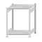 Fachbodenregal Stecksystem, Grundregal, beidseitig nutzbar, H1000xB750xT600 mm, 2 Fachb&ouml;den, Fachlast 250 kg, RAL 7035 lichtgrau