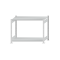 Fachbodenregal Stecksystem, Grundregal, beidseitig nutzbar, H1000xB1300xT600 mm, 2 Fachb&ouml;den, Fachlast 250 kg, RAL 7035 lichtgrau