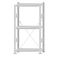 Fachbodenregal Stecksystem, Grundregal, einseitig nutzbar, H1500xB750xT300 mm, 3 Fachb&ouml;den, Fachlast 250 kg, RAL 7035 lichtgrau