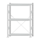 Fachbodenregal Stecksystem, Grundregal, einseitig nutzbar, H1500xB1000xT300 mm, 3 Fachb&ouml;den, Fachlast 250 kg, RAL 7035 lichtgrau