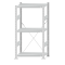 Fachbodenregal Stecksystem, Grundregal, einseitig nutzbar, H1500xB750xT400 mm, 3 Fachb&ouml;den, Fachlast 250 kg, RAL 7035 lichtgrau