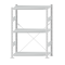 Fachbodenregal Stecksystem, Grundregal, einseitig nutzbar, H1500xB1000xT400 mm, 3 Fachb&ouml;den, Fachlast 250 kg, RAL 7035 lichtgrau