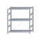 Fachbodenregal Stecksystem, Grundregal, einseitig nutzbar, H1500xB1300xT600 mm, 3 Fachböden, Fachlast 150 kg, sendzimirverzinkt
