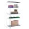 SCHULTE Schraubregal - Fachbodenregale Schraubsystem, Anbauregal, beidseitig nutzbar, H2500xB1000xT300 mm, 6 Fachb&ouml;den, Fachlast 85 kg, RAL 7035 lichtgrau