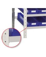 Längenriegel 25mm Kante, 1300mm Länge, hinten