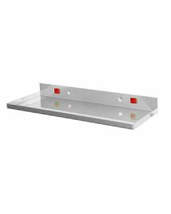 Ablageplatte, H60xB350xT150 mm für Lochplatten-Seitenblenden oder Lochplatten-Rückwände