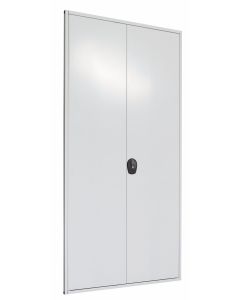 Flügeltür - gleichschließend, H2000xB1000mm, RAL 7035 lichtgrau
