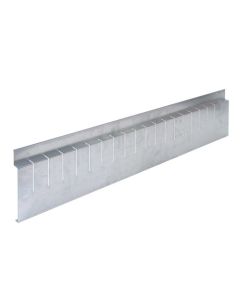 Hinterleiste für Schüttgutmulden - 200 mm hoch, 1300 mm breit, verzinkt