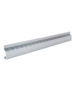 Vorderleiste für Schüttgutmulden - 100 mm hoch, 1000 mm breit, verzinkt