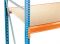 Zusatzebene, Spanplatten,  Breite 1785mm, Tiefe 1000mm blau / orange / verzinkt