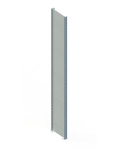 Rahmenvarianten, Ausführung geclincht, ohne Füße, ohne Abdeckkappe, Höhe 2500 mm, Tiefe 800 mm, Vollwandrahmen, verzinkt